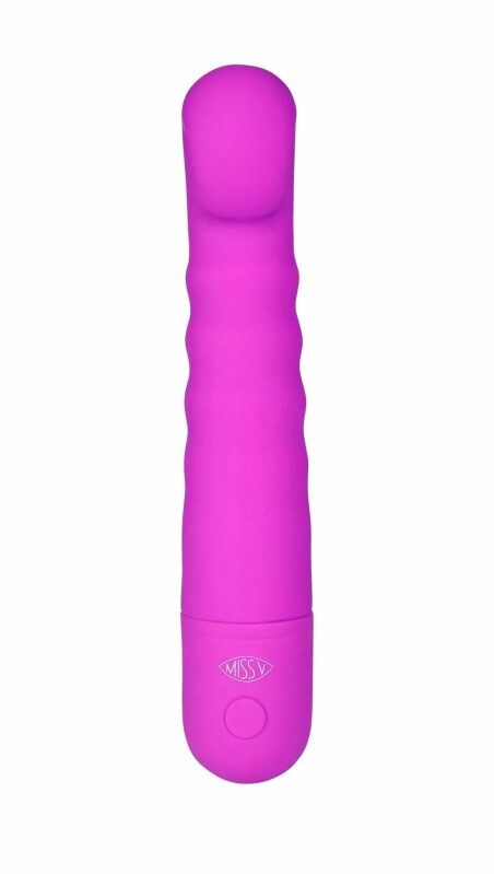 Вібратор для точки G Sugar Miss V, силіконовий, фіолетовий, 18.8 х 3.8 см - Зображення 2