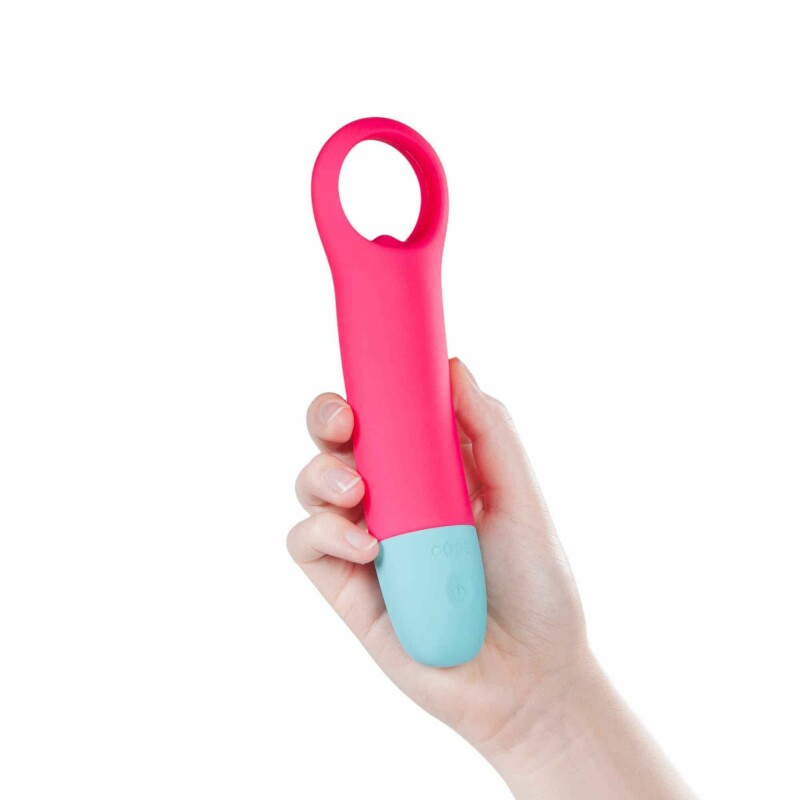 Вібратор нереалістичний Mrs. Sleek Cupe, силіконовий, рожевий, 17.6 х 3.7 см - Изображение 2