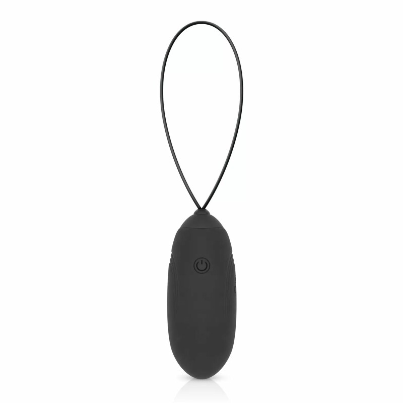 Віброяйце з дистанційним пультом Luv Egg, силіконове, чорне, 6.5 х 3.5 см - Зображення 3