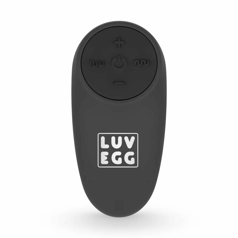 Віброяйце з дистанційним пультом Luv Egg, силіконове, чорне, 6.5 х 3.5 см - Зображення 5