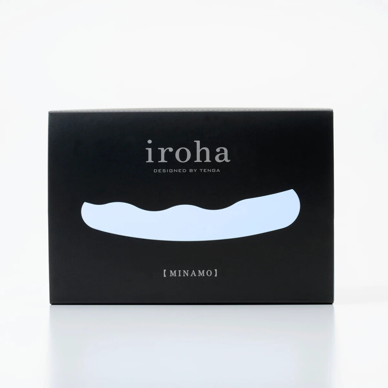 Вібратор рельєфний Iroha Minamo Tenga, медичний силікон, м'якість зефіру, блакитний, 17.5 х 3.8 см - Зображення 1