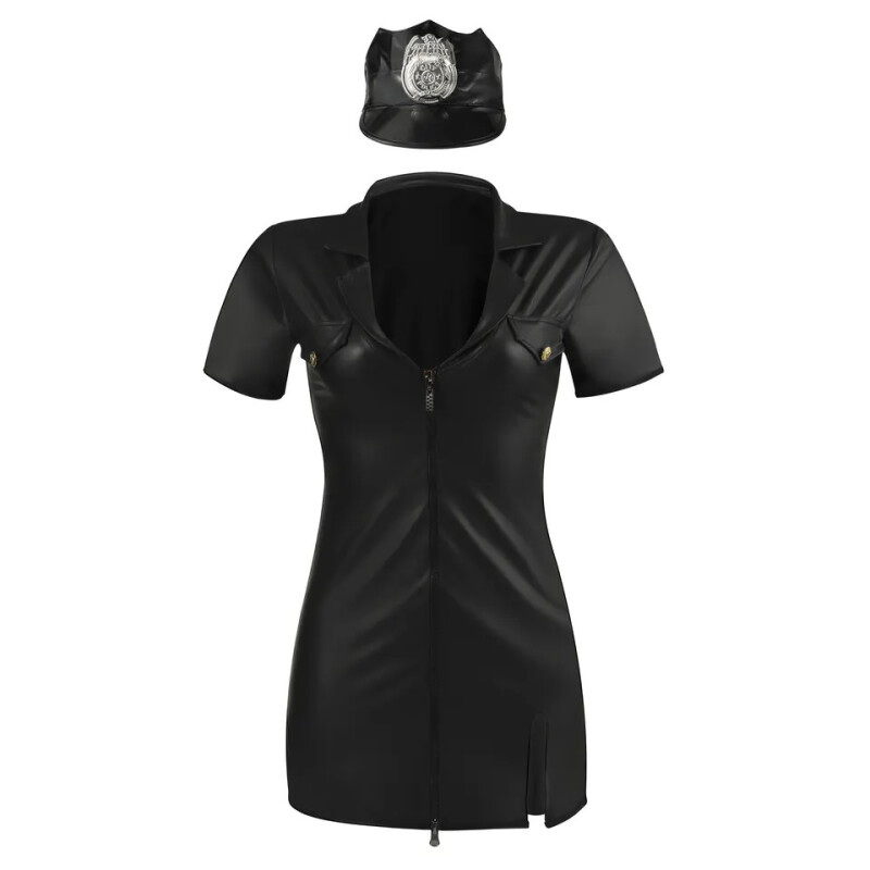 Костюм сексі поліцейської Sunspice L/XL, сукня та кепка - Зображення 5
