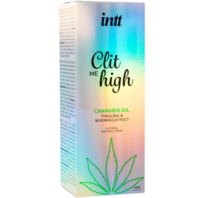 Спрей кліторальний для збудження Intt Clit Me High, з олією насіння конопель, 15 мл