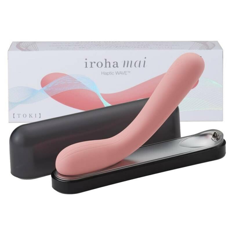Вібратор музичний Iroha Mai Toki Tenga, медичний силікон, рожевий, 17.4 х 3.3 см