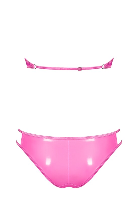 Комплект спокусливої білизни S/M Lollypopy Obsessive, рожевий - Зображення 3