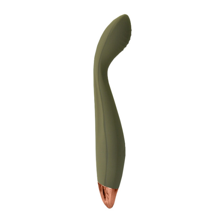 Вібратор для точки G Sweet Em Vibrating Stick зелений, 18.5 х 3 см - Зображення 1