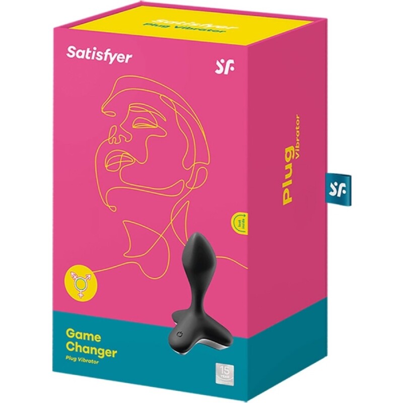 Анальний вібратор Satisfyer Game Changer чорний, 11.5 х 4.1 см - Зображення 1