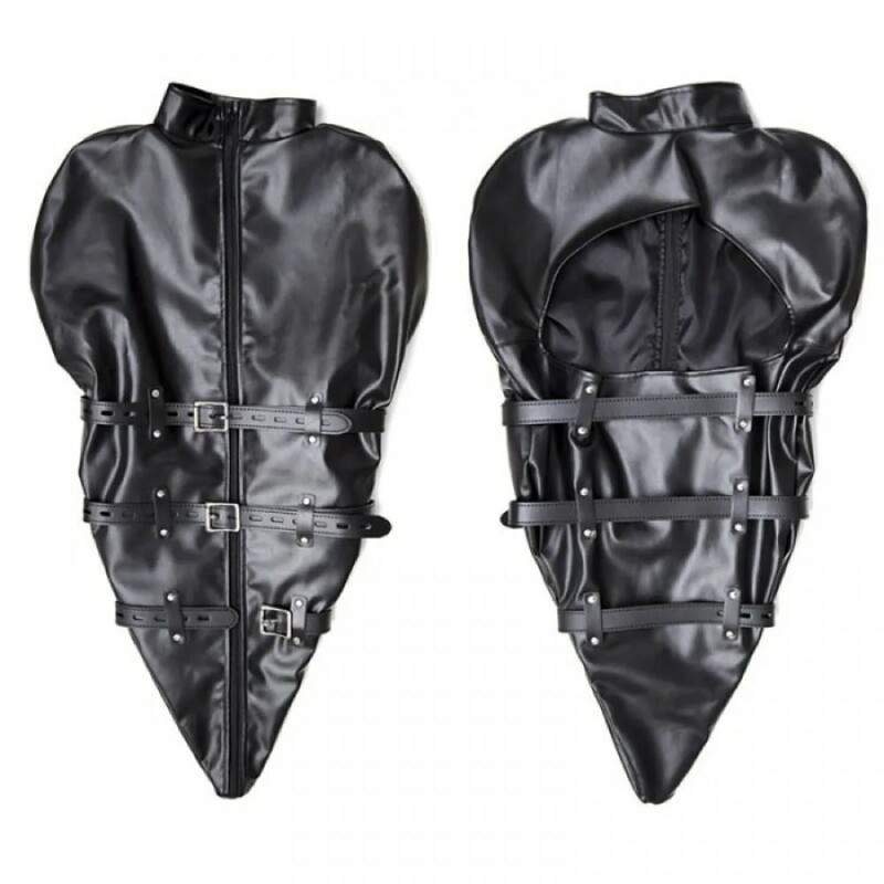 Фіксатор BDSM IDEA SM на руки через шию, чорний, One Size - Изображение 1