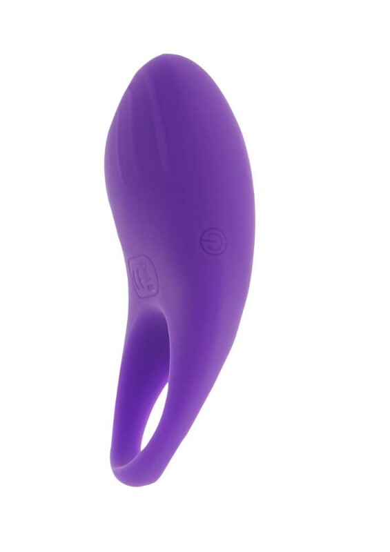 Вібро-ерекційне кільце з дистанційним пультом Toy Joy фіолетове, 8.9 х 4.2 см - Зображення 3