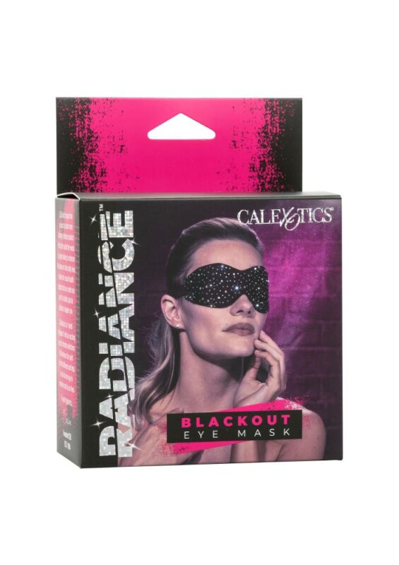 Маска із закритими очима зі стразами CalExotics чорна