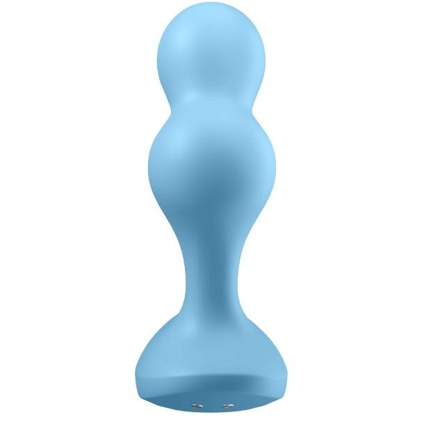 Анальний вібратор Satisfyer Deep Diver з додатком, блакитний, 11.2 х 4.3 см - Зображення 4