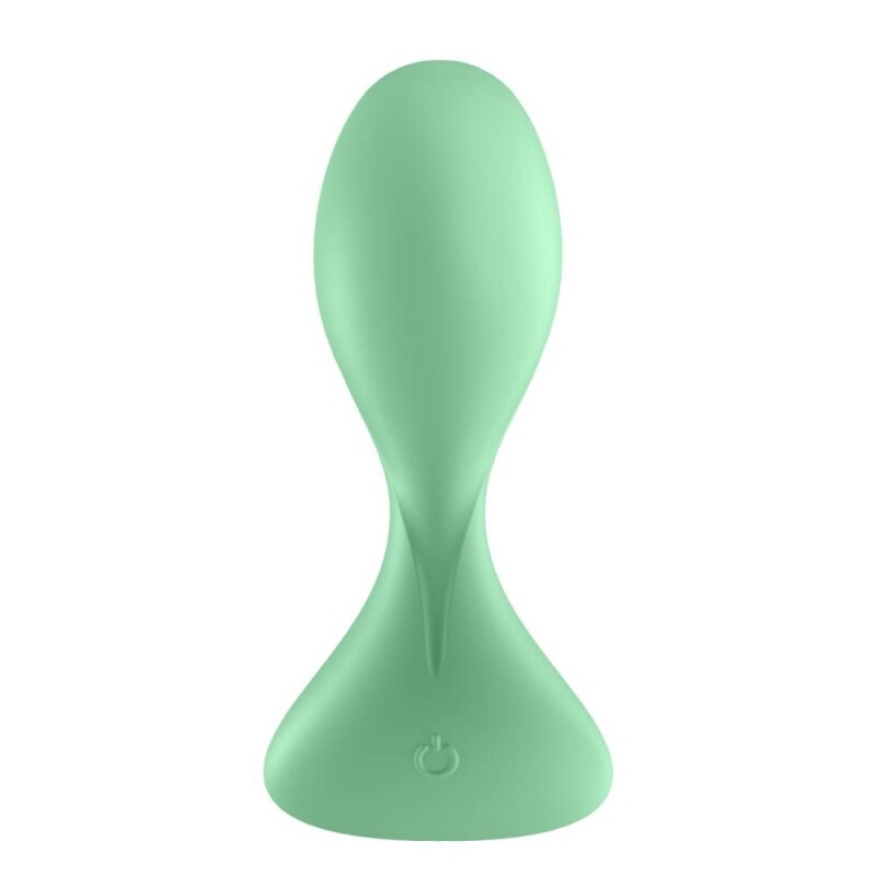 Анальний вібратор Satisfyer Trendsetter з додатком, зелений, 11.2 х 5 см - Зображення 5