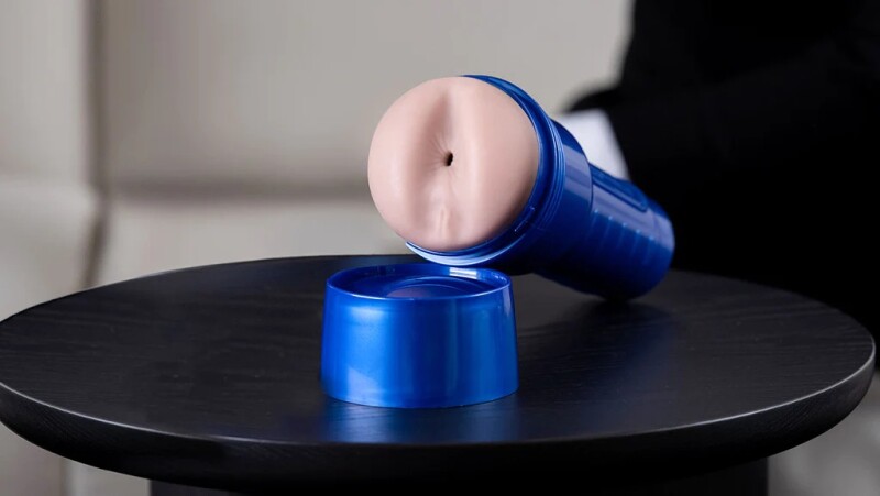 Мастурбатор анус у колбі Fleshlight Boost реалістичний, бежевий, 24.7 х 10 см - Изображение 7