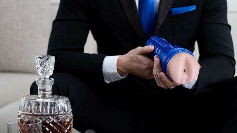 Мастурбатор анус у колбі Fleshlight Boost реалістичний, бежевий, 24.7 х 10 см - Изображение 6