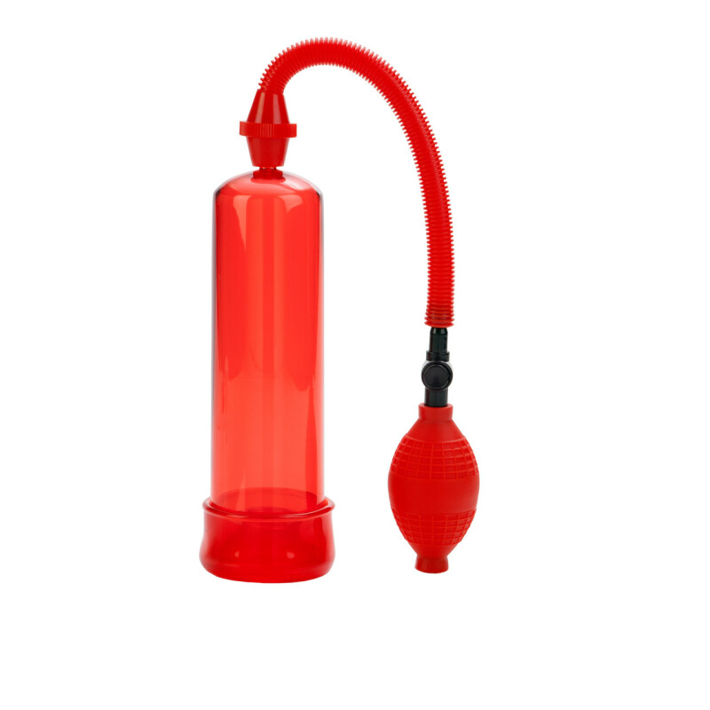 Вакуумна помпа механічна Fireman's CalExotics, червона, 19 х 5.7 см