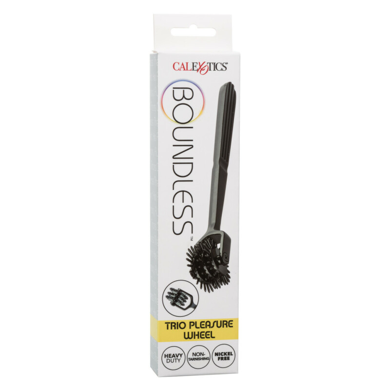 Колесо Вартенберга потрійне Boundless CalExotics, металеве, чорне, 18.5 см - Изображение 1