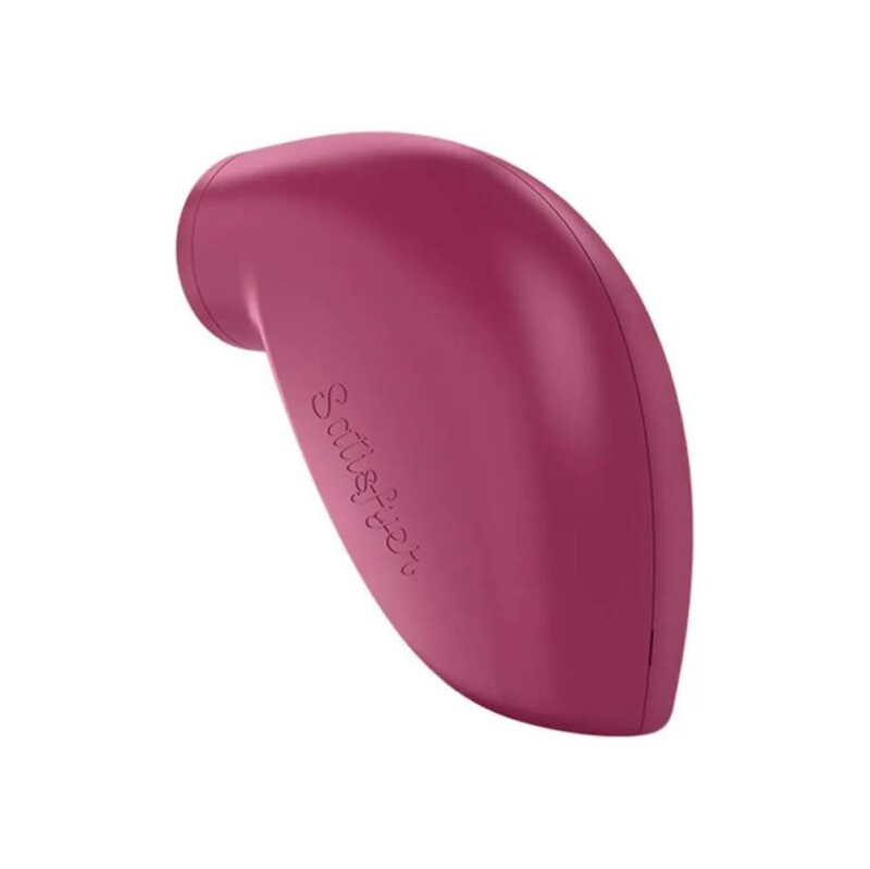 Вакуумний стимулятор клітора Satisfyer One Night Stand одноразовий, бордовий, 7.2 х 3.2 см - Изображение 3