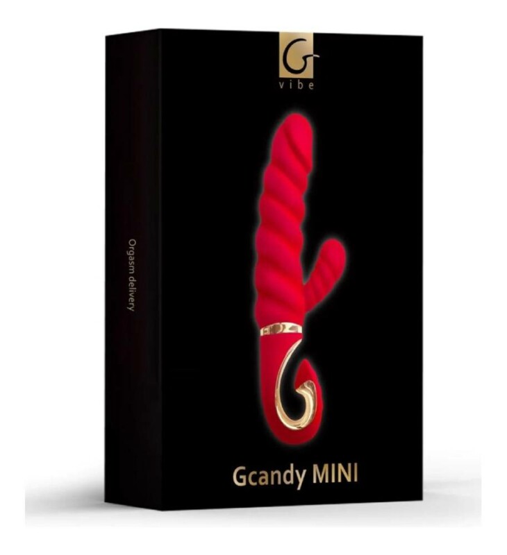 Вібратор-кролик рельєфний Gcandy Mini Chili червоний, 19 х 3.5 см - Изображение 1