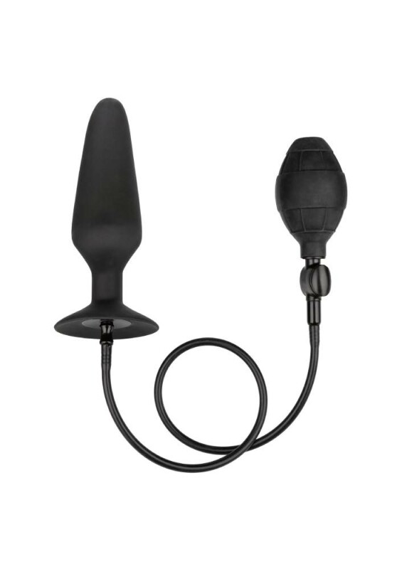 Анальна пробка з накачуванням XL CalExotics чорна, 16 х 4.5 см
