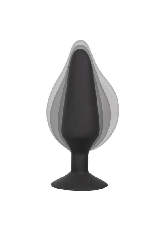 Анальна пробка з накачуванням XL CalExotics чорна, 16 х 4.5 см - Зображення 3