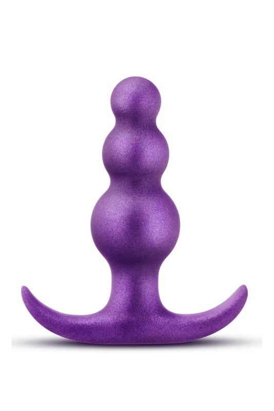 Анальна пробка Blush Anal Adventures рельєфна, фіолетова, 7.6 х 2.5 см - Изображение 2