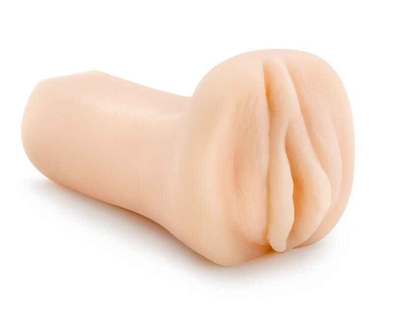 Мастурбатор-вагіна Blush M for Men з віброкулею, бежевий, 16.5 х 7.6 см - Зображення 3