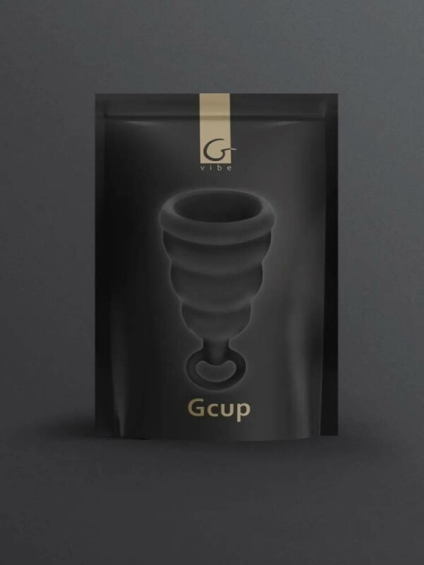 Менструальна чаша Gcup Gvibe, S, чорна, 6 х 3.5 см - Зображення 9