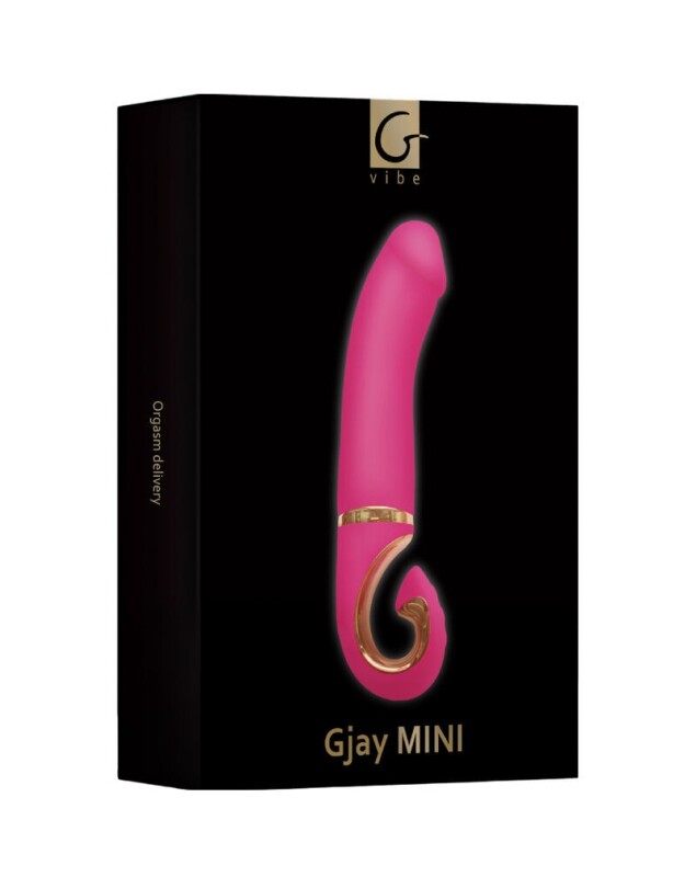 Вібратор нереалістичний Gjay Gvibe, рожевий, 19 х 3.5 см - Зображення 1