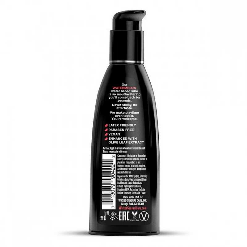Їстівний лубрикант Wicked Sensual Care зі смаком кавуна, на водній основі, 60 мл - Изображение 1