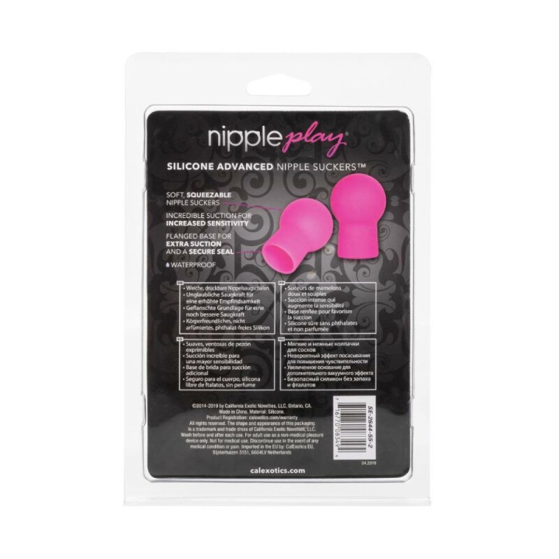 Вакуумні помпи для сосків California Exotic Novelties рожеві, 5.7 х 3.8 см - Зображення 6
