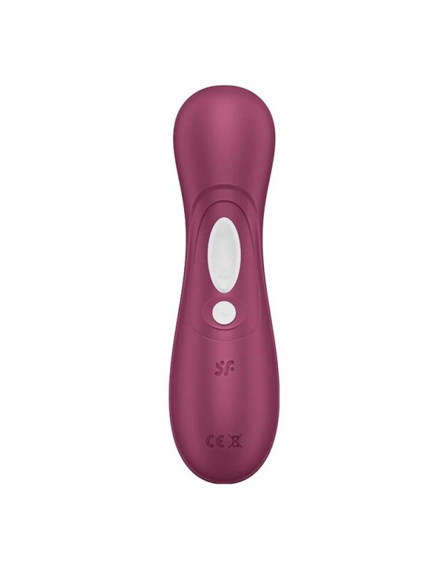 Вакуумний стимулятор клітора Satisfyer Pro 2 з вібрацією та додатком, бордовий, 16.4 х 6.5 см - Изображение 3