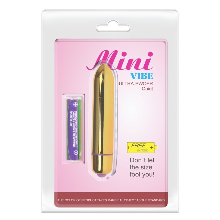 Віброкуля Baile Mini vibe, золота, 9.2 х 1.7 см - Зображення 7