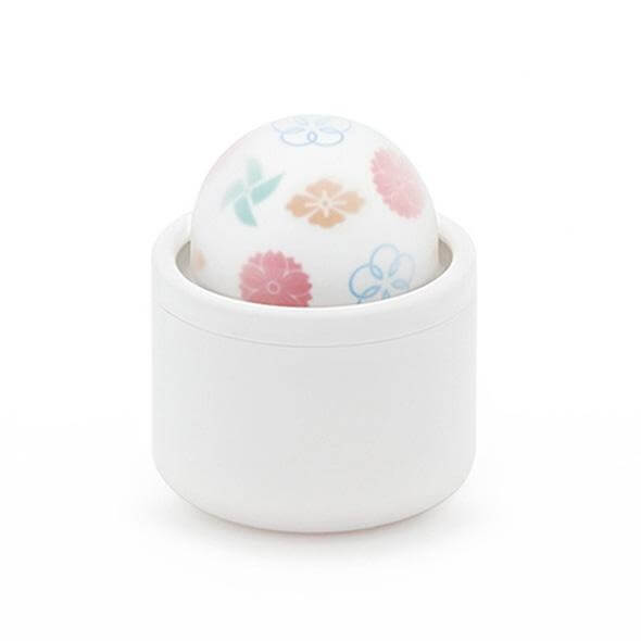 Вібратор для клітора Hana-Temari Iroha, силіконовий, білий, 7 х 6 см