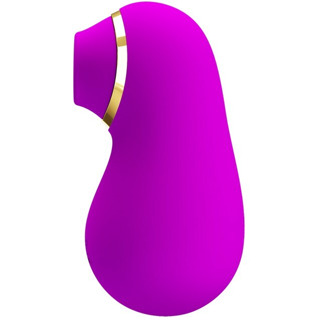 Вакуумний стимулятор клітора Baile Emily фіолетовий, 9 х 4.6 см - Изображение 2