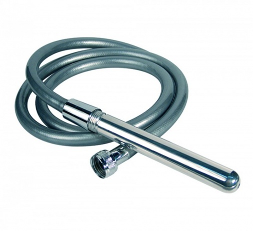 Насадка анальний душ зі шлангом Joy Division Aluminium Intimate Douche, сталева - Изображение 2