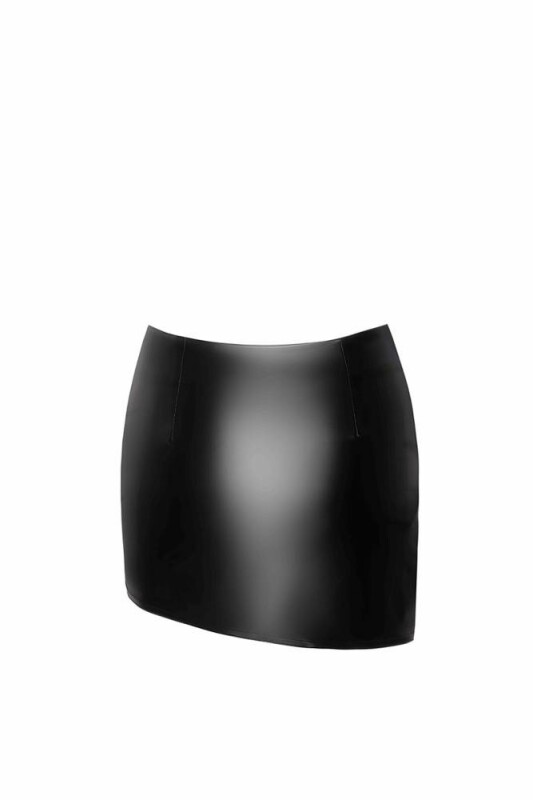 Еротична спідниця вініл, M, F305 Noir Handmade Legacy чорна - Изображение 4