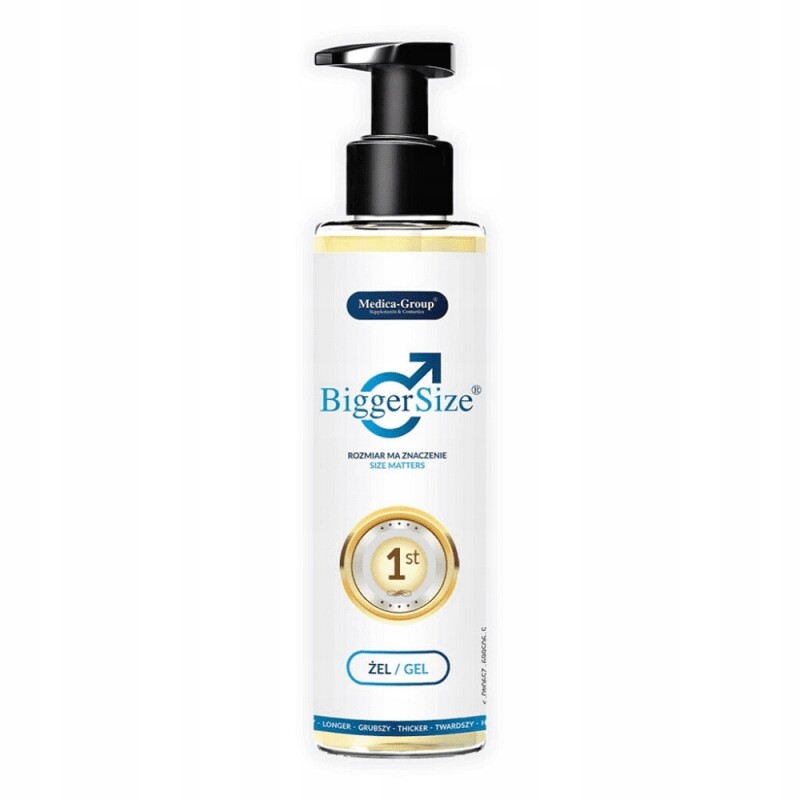Інтимний гель для чоловіків Medica Bigger Size для збільшення і потовщення пеніса, 150 мл
