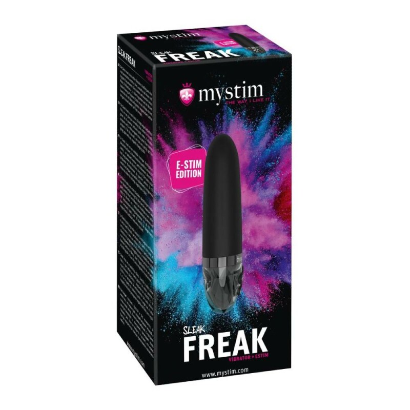 Вібратор вагінальний Mystim Sleak Freak чорний, 14.5 см х 3.6 см - Зображення 1