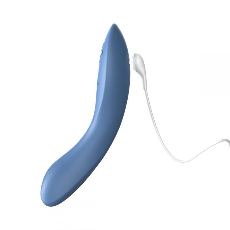 Вібратор для точки G Rave 2 We-Vibe, силіконовий, синій, 19.3 х 3 см - Изображение 7