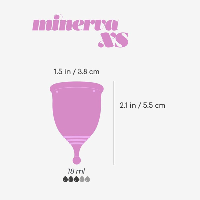 Менструальна чаша Crushious Minerva рожева, 5.5 х 3.8 см - Зображення 5