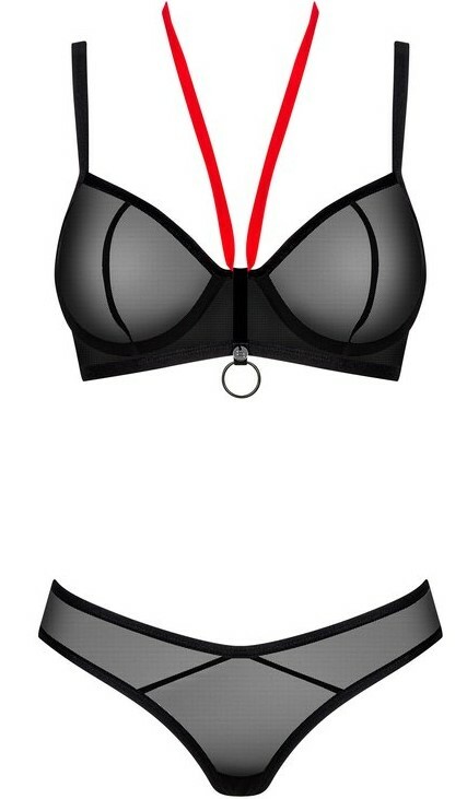 Комплект Obsessive Glandez, чорний, XS/S - Изображение 2