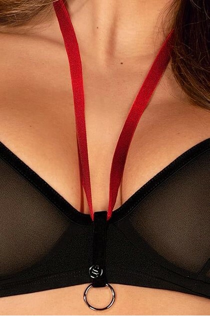 Комплект Obsessive Glandez, чорний, XS/S - Изображение 5
