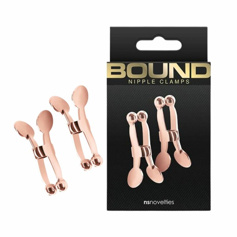 Затискачі для сосків NS Novelties Bound Heavy-Duty, рожеве золото