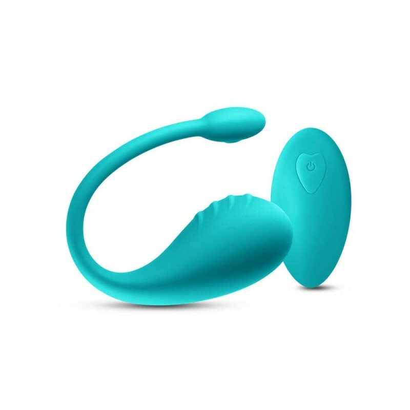 Віброяйце з пультом Inya Venus NS Novelties, силіконове, блакитне, 20 х 3.5 см