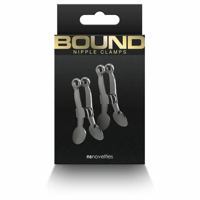 Затискачі для сосків NS Novelties Bound Heavy-Duty, чорний металік - Зображення 3