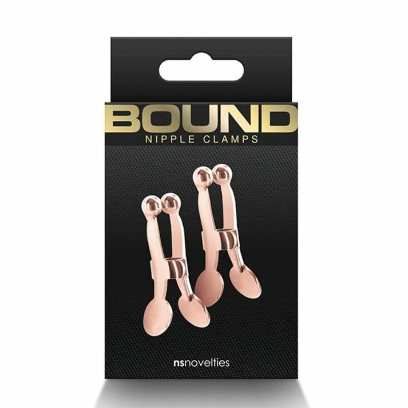 Затискачі для сосків NS Novelties Bound Heavy-Duty, рожеве золото - Зображення 3