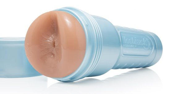 Мастурбатор анус у колбі Fleshlight Boys Diego Sans, кібершкіра, бежевий, 25 х 10 см - Зображення 2