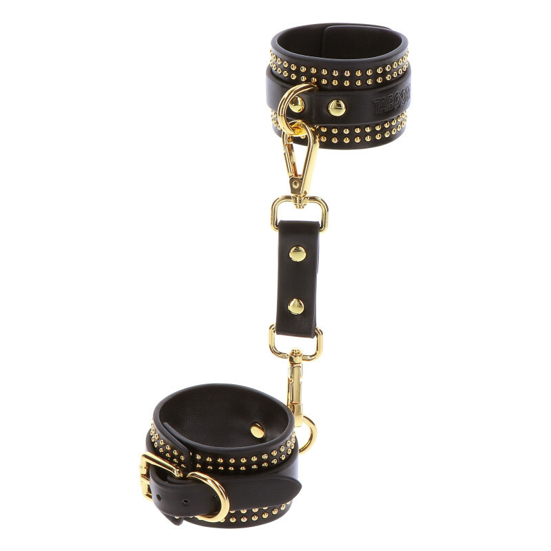 Поножі Taboom Vogue Studded Ankle Cuffs Set з веганської шкіри, чорні - Зображення 2