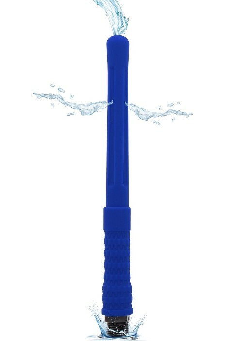Насадка для анального душу ToyJoy The Geyser Anal Douche, синя, 15 х 2.5 см