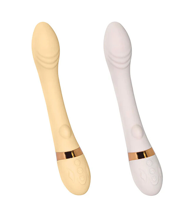 Вібратор для точки G Sweet Em Heating Vibe з підігрівом, бежевий, 19.2 х 3.3 см - Изображение 4